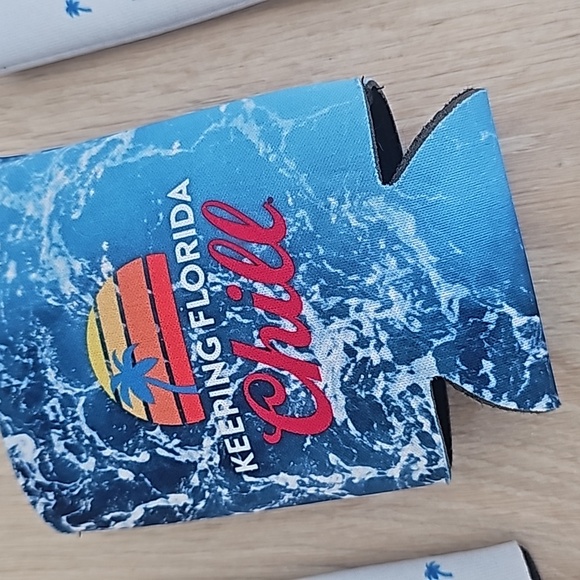 NWOT Coors Light Beer Florida Koozies Set of 3 - Picture 3 of 5